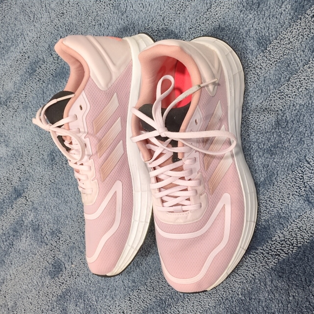 Women's Adidas Duramo light pink running shoes